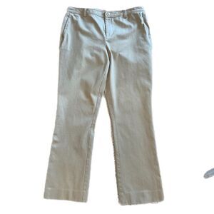 Lauren Ralph Lauren Khaki Pants with Zippered Side Pockets. Size 12. Great Cond!
